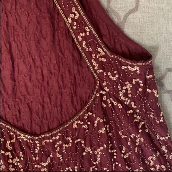 STUNNING RARE Free People Sassy Glam! Sequin Open Back Flying High Mini Dress - Picture 16 of 16